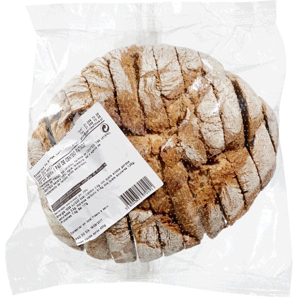 Pão De Centeio Fatiado 400 g