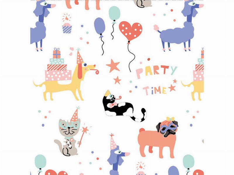 Guardanapos Infantis Actuel Cats Party 33X33 X20