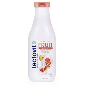 Gel De Banho Fruit Energy Pêssego E Toranja Lactovit 650 ml