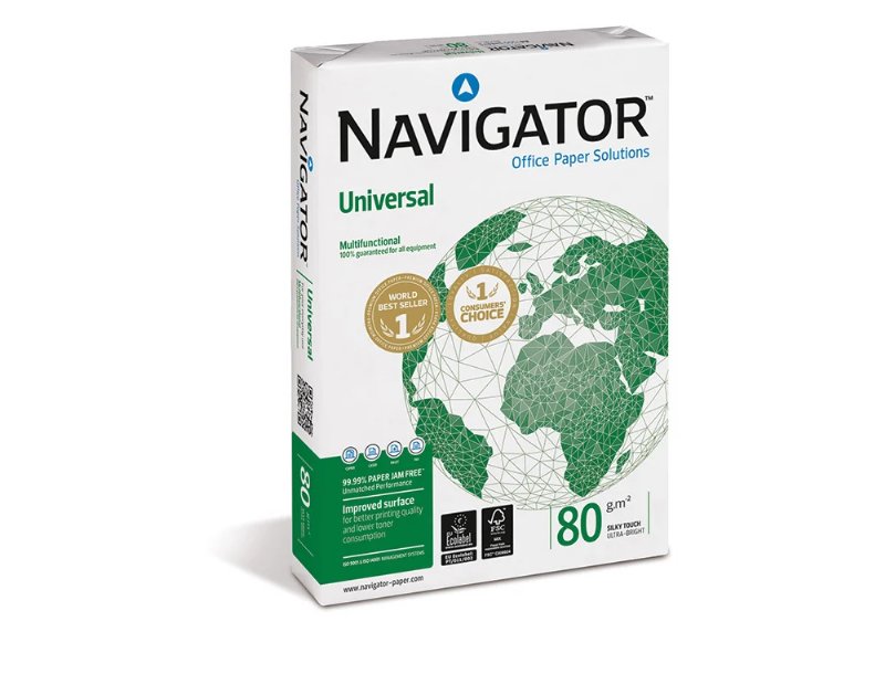 Resma De Papel A4 Navigator Universal 500 Folhas 80 g