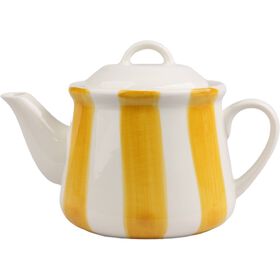 Bule Riscas Irregulares 600 ml Amarelas Kasa