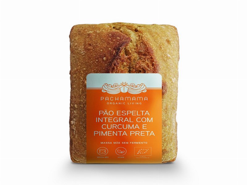 Pão Pachamama Espelta Integral Curcuma E Pimenta 450 g