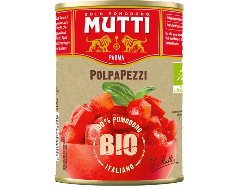Tomate Mutti Pedaços Em Polpa Bio 400 g