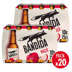 Sidra Com Álcool Maçã Bandida 20 X 25 cl