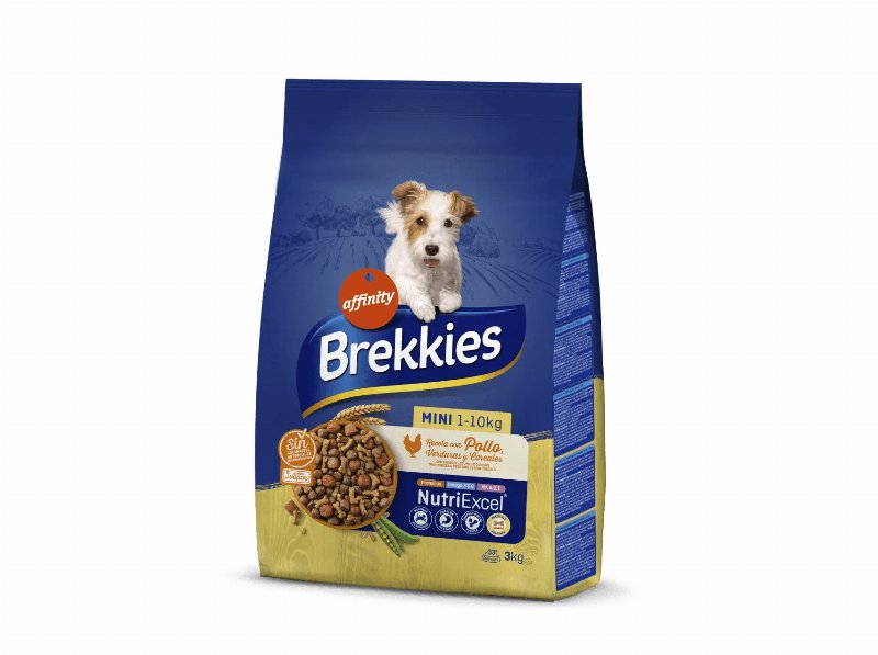 Ração Para Cão Brekkies Mini Adulto Com Frango 3 kg