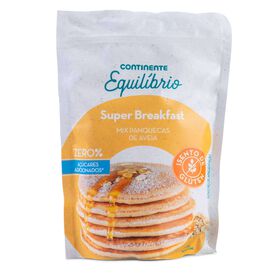 Preparado Super Breakfast Mix Panquecas De Aveia Sem Glúten Continente Equilíbrio 300 gr