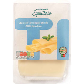 Queijo Flamengo Light Fatiado Continente Equilíbrio 225 gr