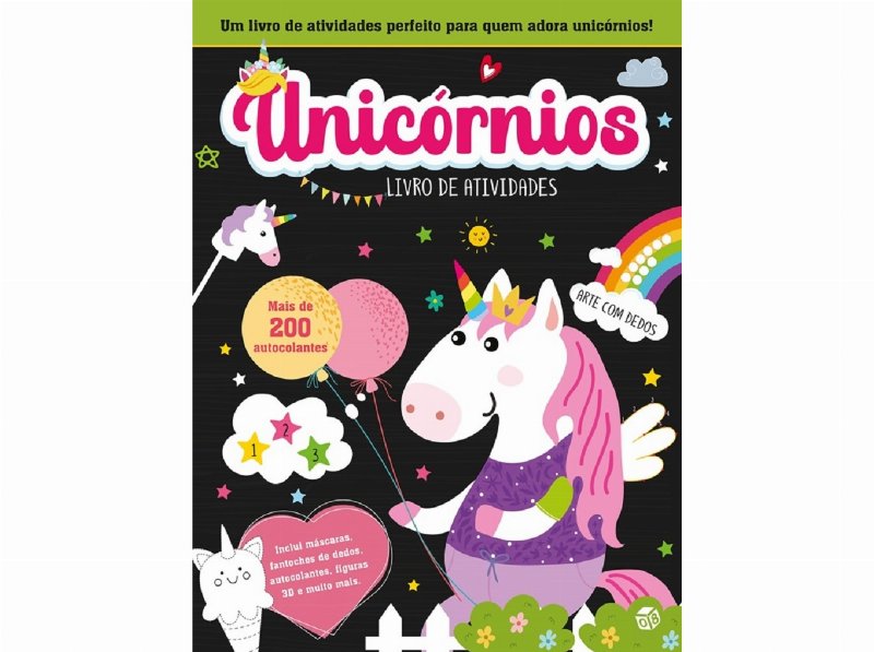 Livro Unicórnios - Livro De Atividades