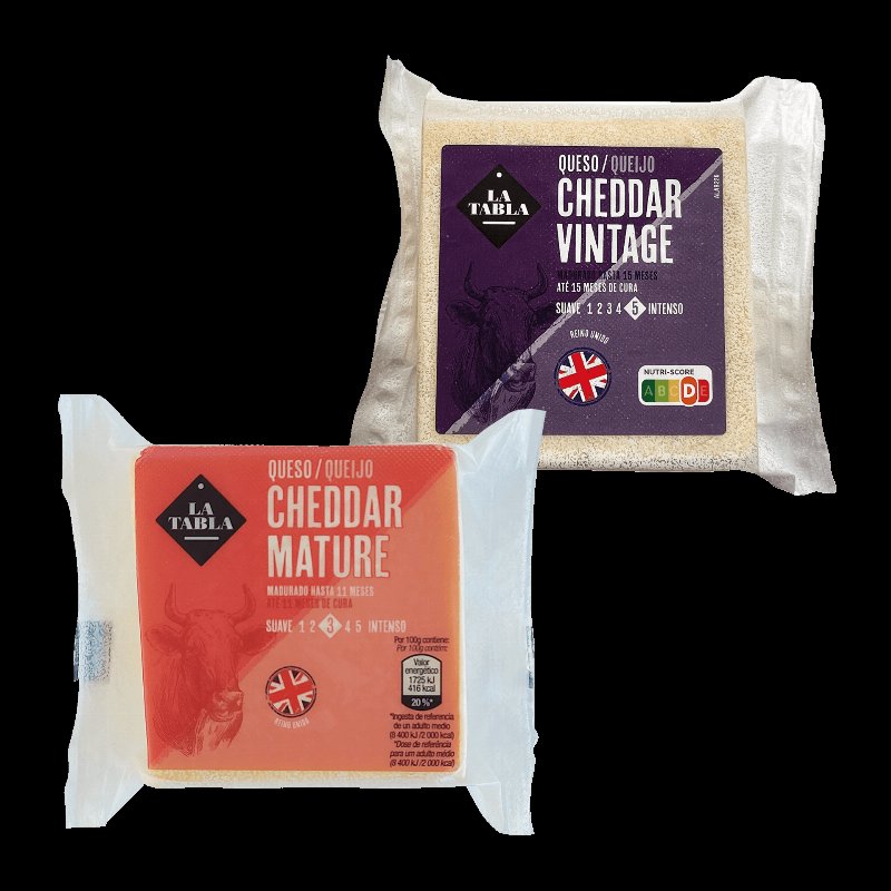 Queijo Cheddar Matura/ Vintage Sortido