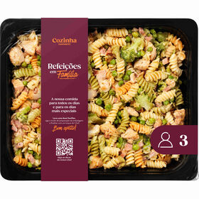 Fusilli Com Frango E Bacon Para 3 Pessoas Cozinha Continente 1 kg