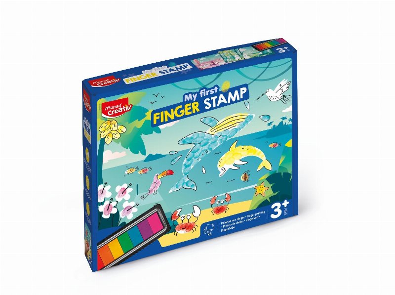 O Meu Primeiro Kit De Carimbos Para Pintar Com Os Dedos