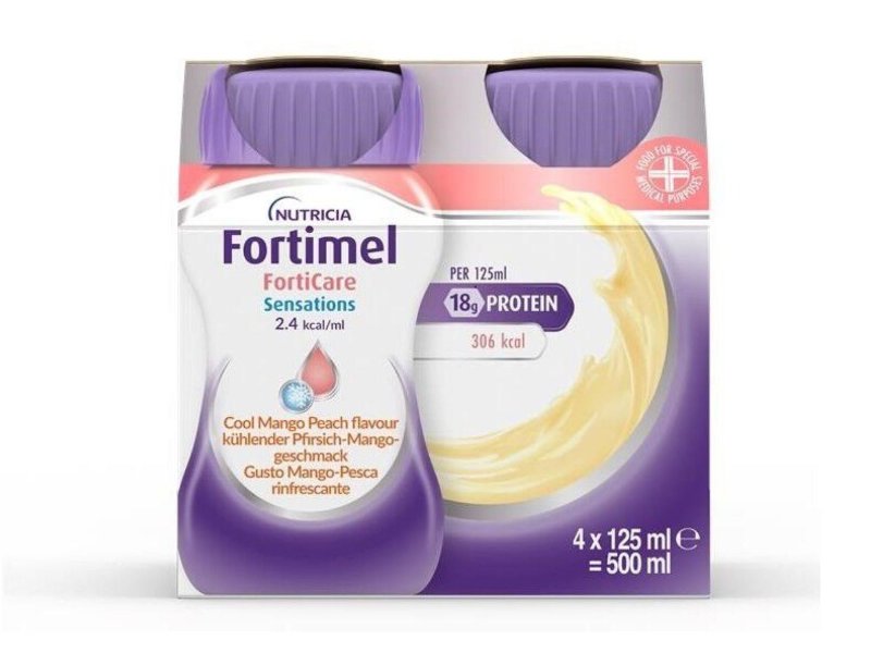 Suplemento Fortimel Forticare Pêssego 4X125 ml