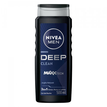 Gel De Banho Men Deep Clean Nivea Men 0.5L