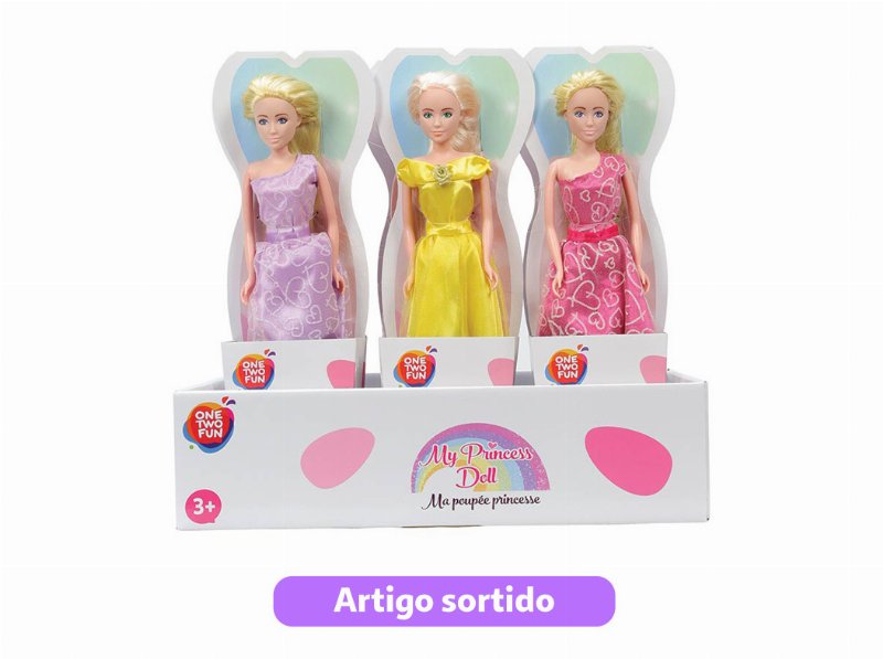 A Minha Boneca Princesa One Two Fun 29Cm Modelos Sortidos