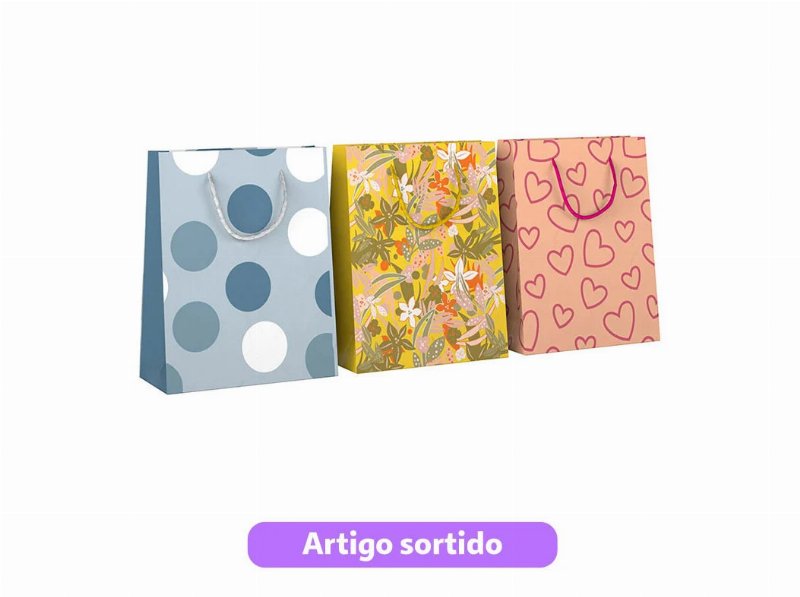 Saco Para Presente Auchan Tamanho S Modelos Sortidos