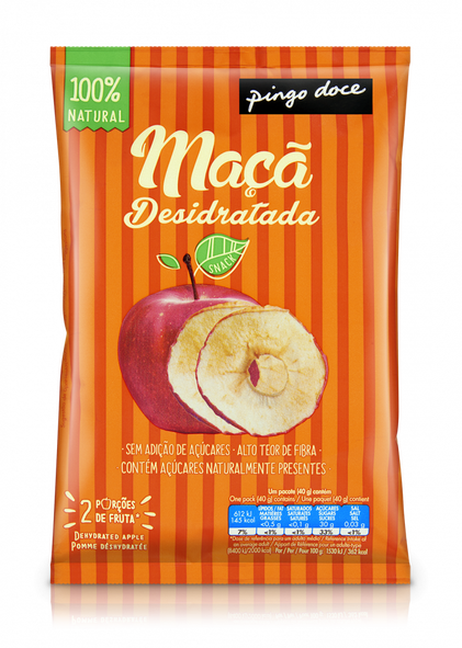 Snack De Maçã Desidratada Pingo Doce 0.04Kg