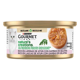 Comida Húmida Para Gato Atum E Gamba Purina Gourmet Nature 70 g