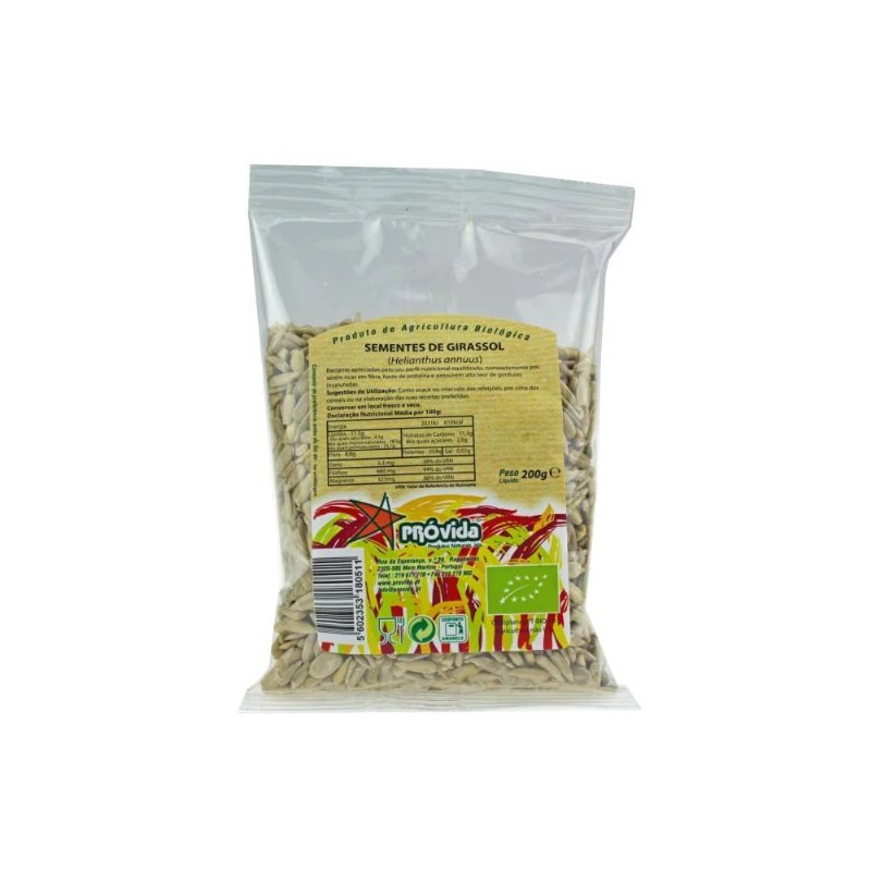 Sementes De Girassol Bio Próvida 200 g