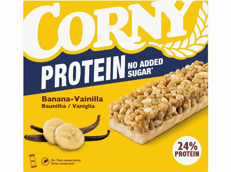 Barra De Cereais Corny Protein Banana E Baunilha 4X25 g