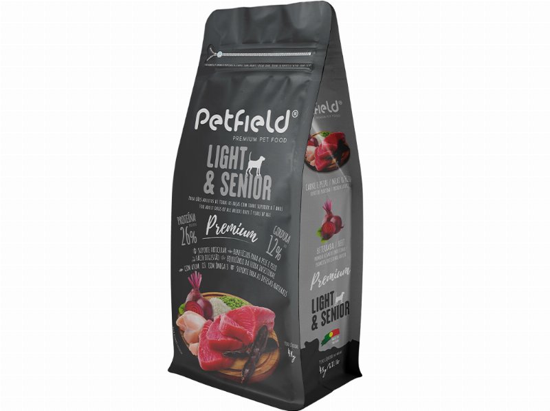 Ração Cão Petfield Premium Light & Senior 4 kg
