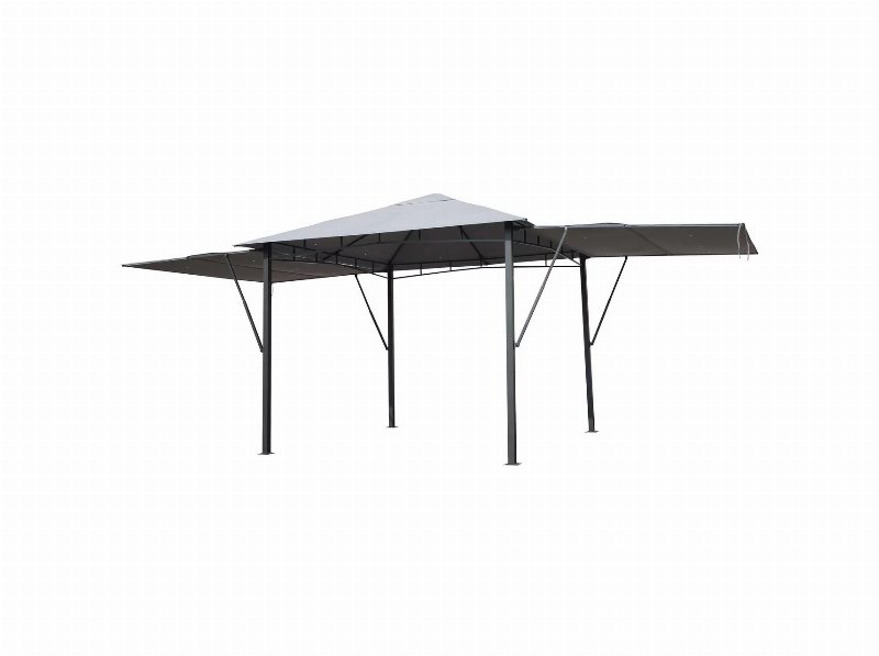 Toldo De Jardim Bora Bora Cinzento Extensivel 3/4.40X3M