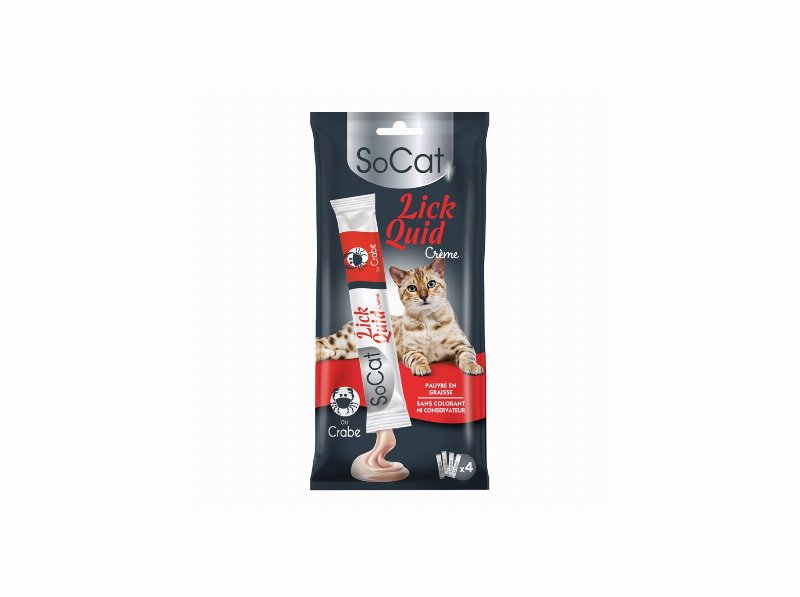 Snack Líquido Gato Riga Caranguejo 4Un 56 g