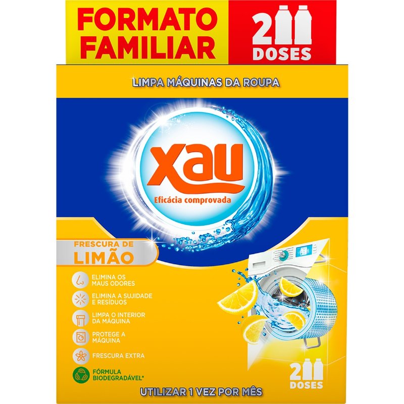 Limpa Máquinas De Roupa Frescura De Limão Pack 2 250 ml