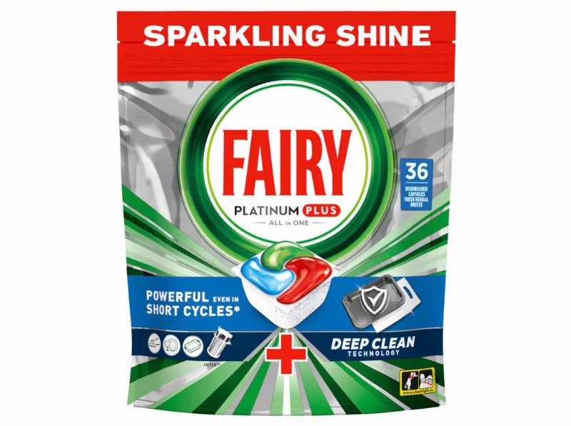 Det.máquina Loiça Fairy Platinum Plus Limp. Prof. 36P