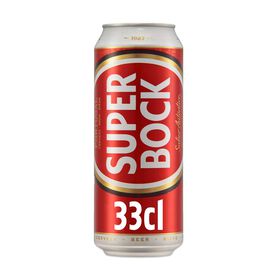 Cerveja Em Lata Com Álcool Super Bock 33 cl