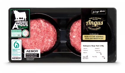 Hamburger Novilho Angus Pingo Doce 0.3Un