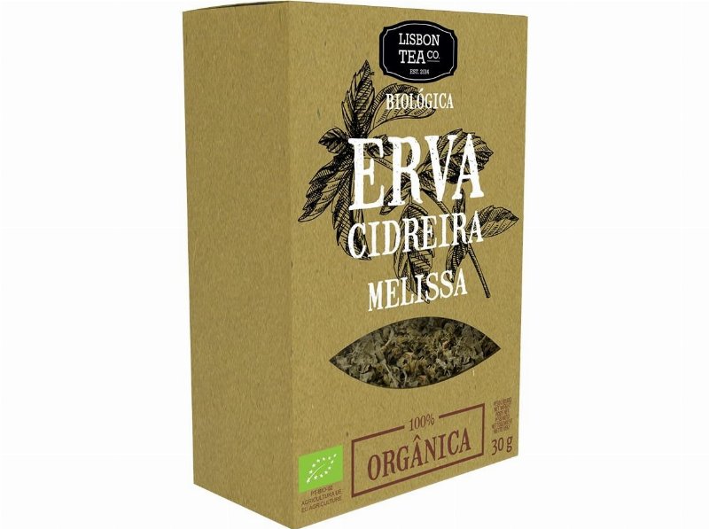 Infusão Lisbon Tea Co. Bio Erva Cidreira 30 g