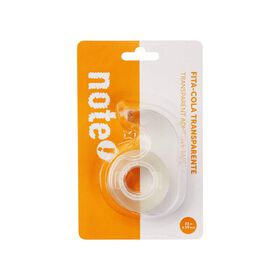 Fita Cola Transparente Com Desenrolador 33M X 19Mm Note!