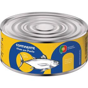 Atum Posta Em Óleo Vegetal Continente 650 gr