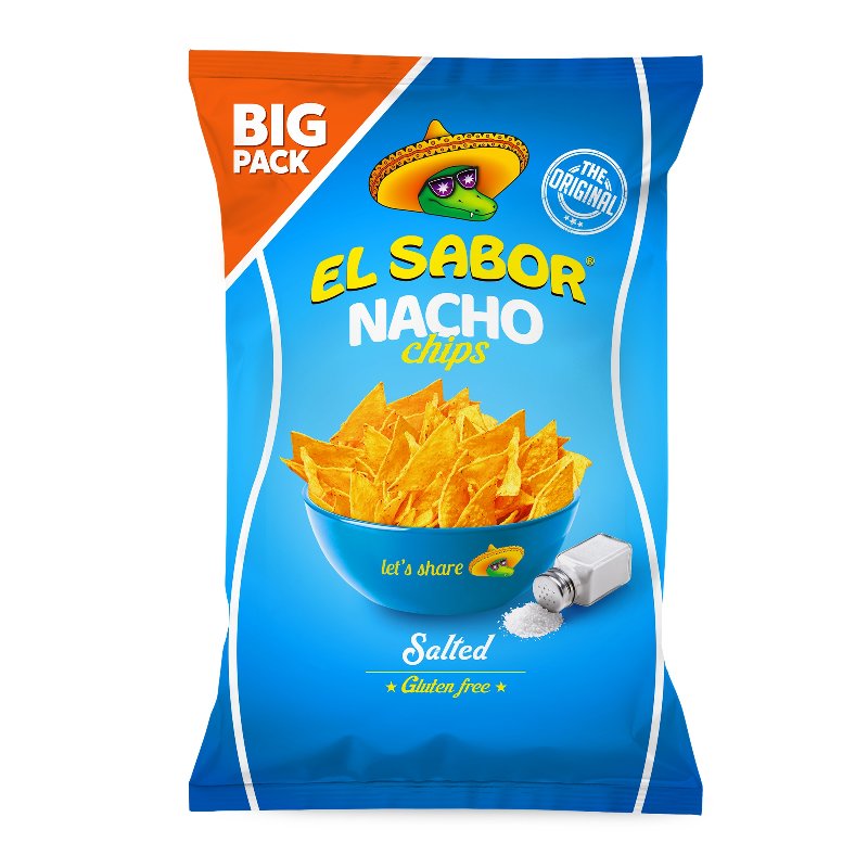 Nachos Chips Sal 180 g