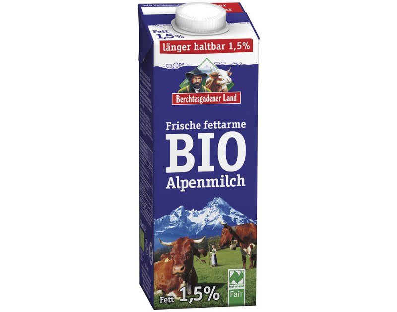 Leite Berchtesgadener Land Fresco Bio 1.5% 1 l