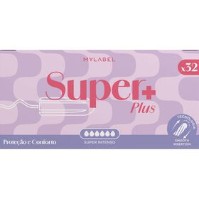 Tampão Sem Aplicador Super+ Mylabel 32 Un