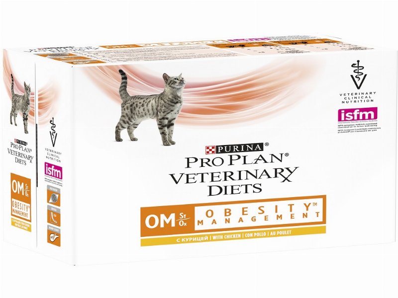 Comida Húmida Vet Pro Plan Gato St/Ox Obesity Frgo 10X85 g