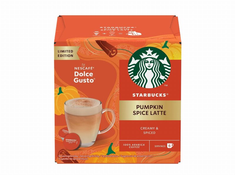 Capsulas Starbucks Ndg Pumpkin Spice Latte 6 Un