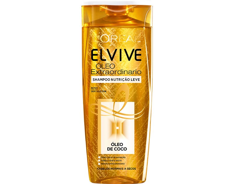 Champô Elvive Óleo Extraordinário Côco 400 ml