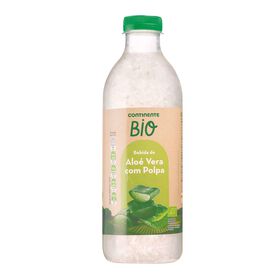 Bebida Aloé Vera Com Polpa Continente Bio 1 Lt