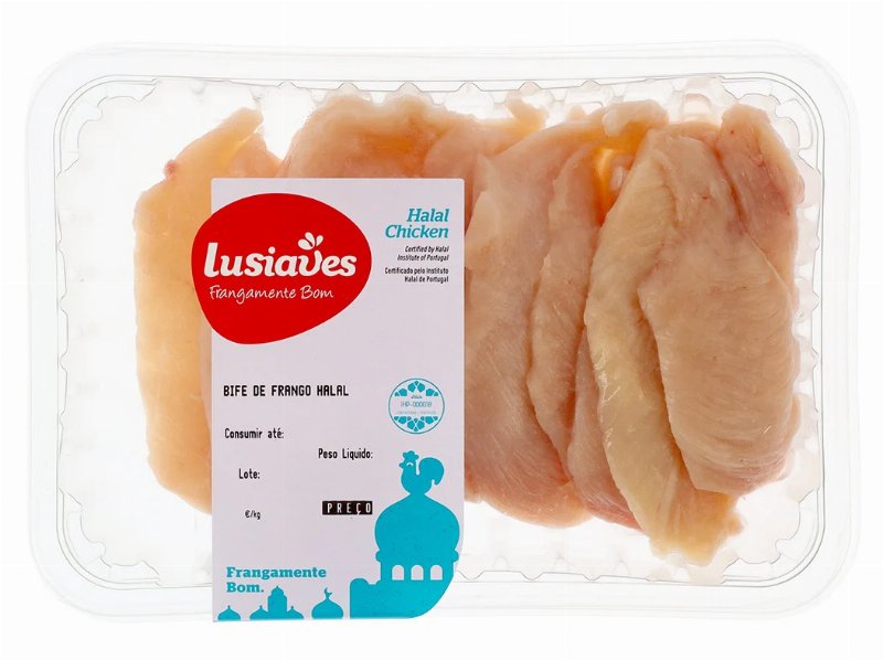 Bife De Frango Halal Embalagem Kg