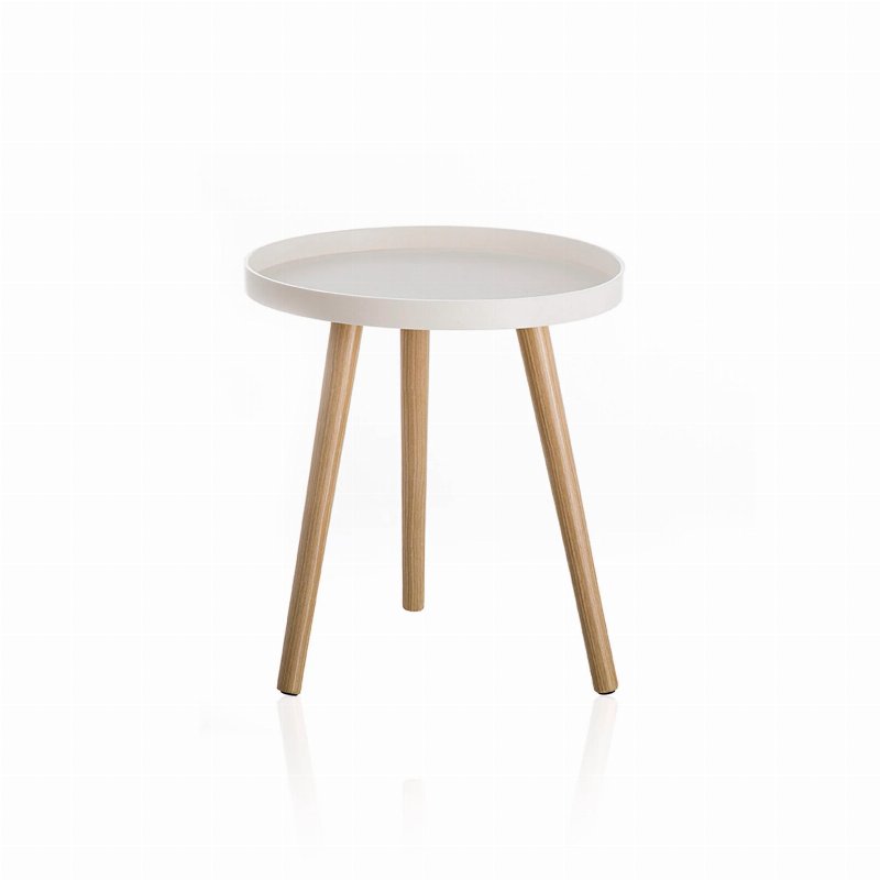 Mesa De Apoio Madeira Branca
