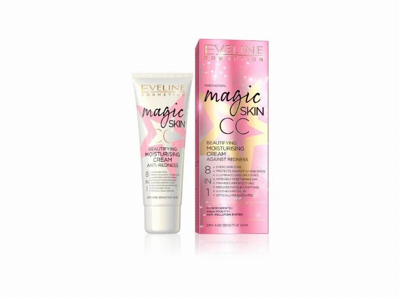 Creme Rosto Eveline Magic Skin Hidratante 8Em1 50 ml