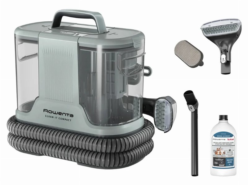 Máquina De Limpeza Portátil Rowenta Clean It Compact In3020F0 400W 1.4 l