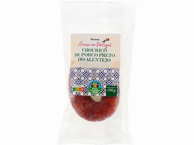 Chouriço De Porco Preto Auchan À Mesa Em Portugal Cultivamos O Bom Alentejo 150 g