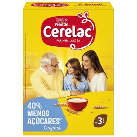 Papa Infantil Farinha Láctea Com 40% Menos Açúcares +3A Cerelac 900 gr