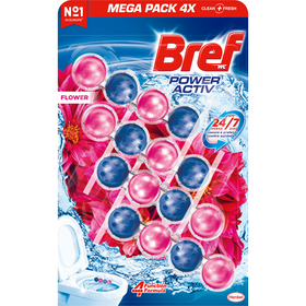 Bloco Sanitário Power Activ Floral Bref 4 Un