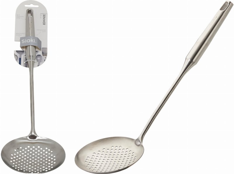 Escumadeira Siaki Aço Inox 38.4X12.2X6Cm