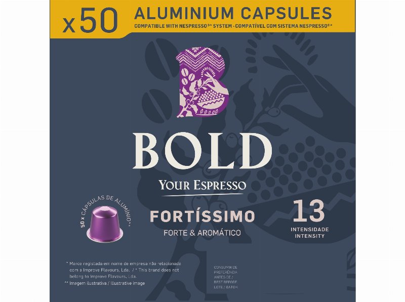 Cápsulas Café Bold Fortissimo Nps 50Un