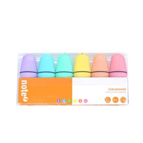 Sublinhador Mini De Tinta Fluorescente E Pastel Note!